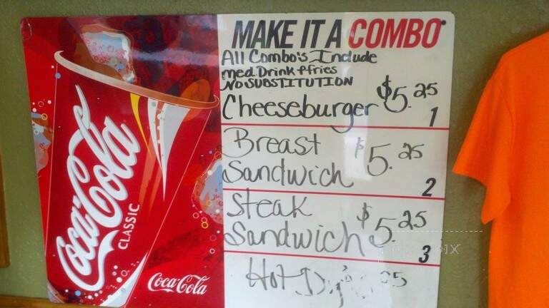 Chicken Delite - Ocilla, GA menu_pic