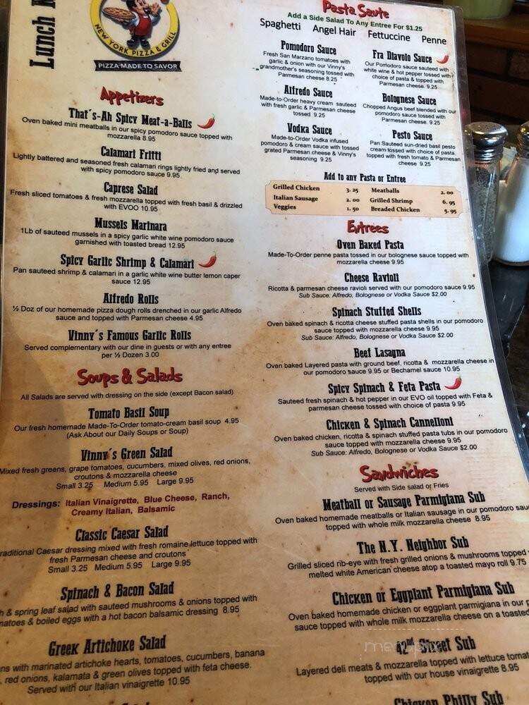Vinny's N.Y. Pizza and Grill - Duluth, GA