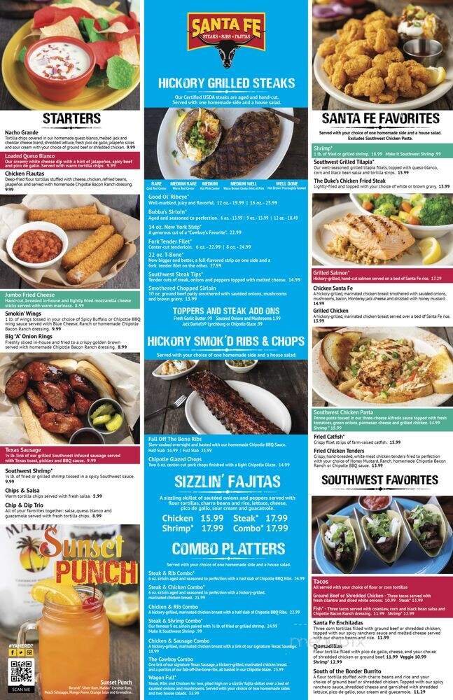 OL Santa Fe Tamale Company - Broken Arrow, OK menu_pic