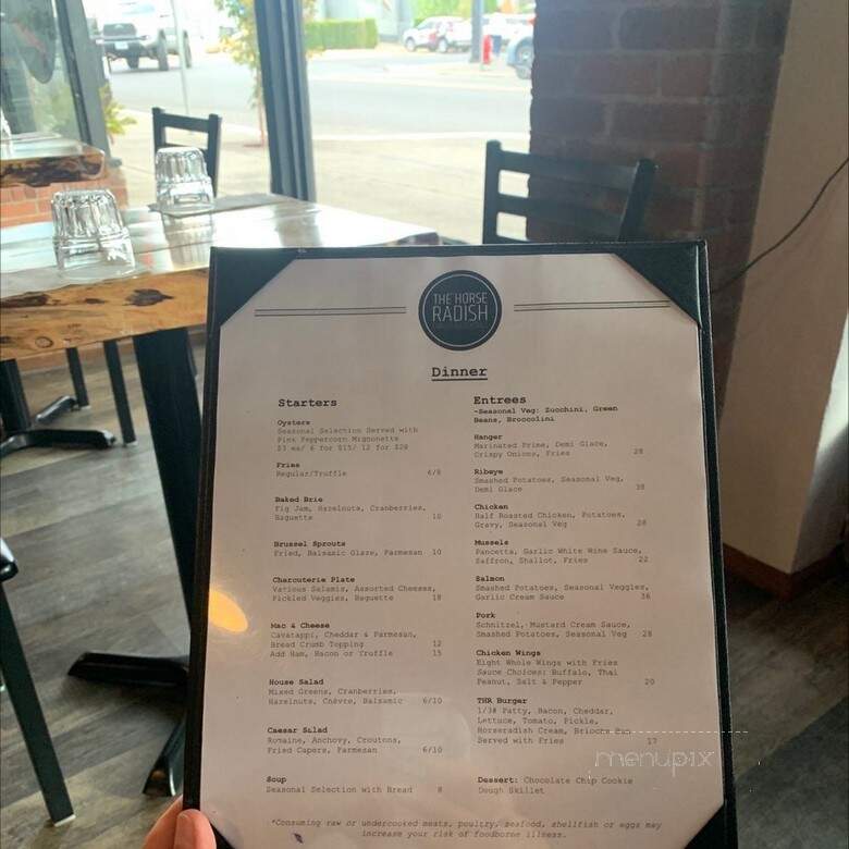 The Horse Radish Cheese & Wine Bar - Carlton, OR menu_pic