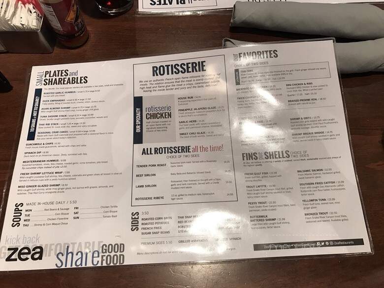 Zea Rotisserie & Grill - Harvey, LA menu_pic