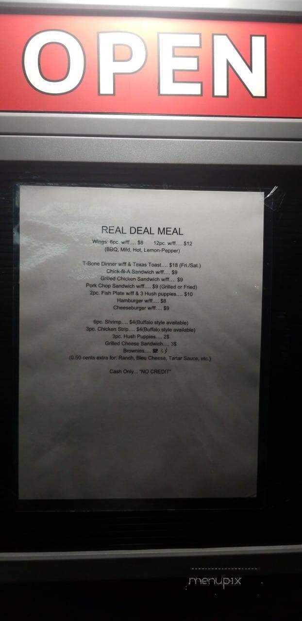 Commotions - Lagrange, GA menu_pic