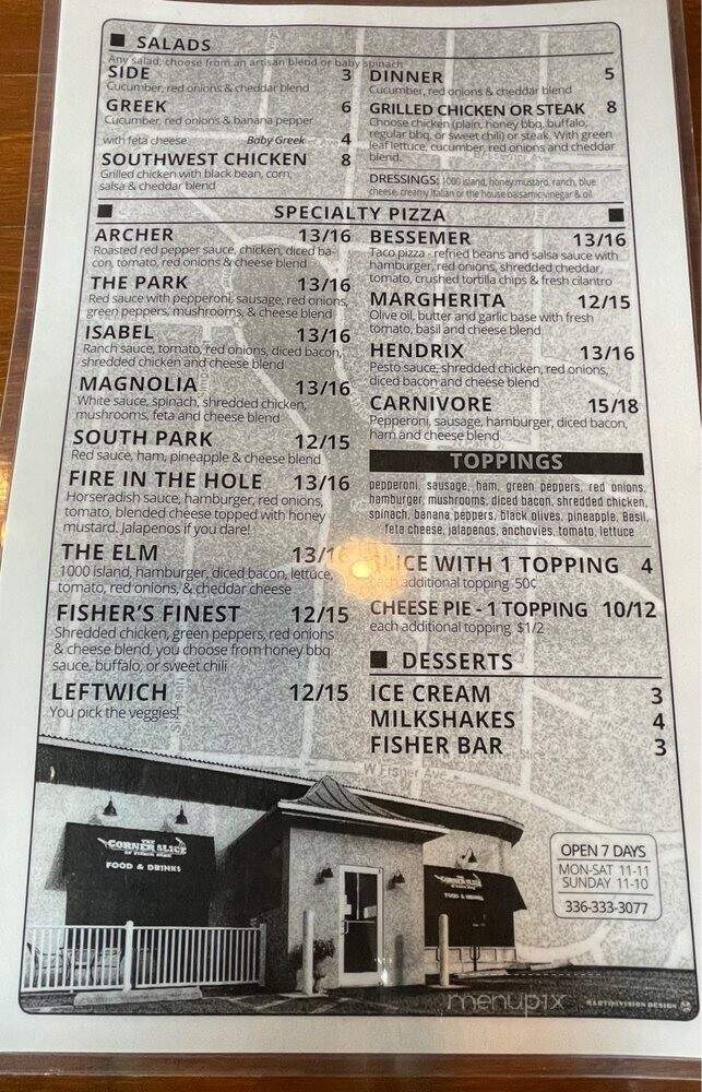 Corner Slice - Greensboro, NC menu_pic
