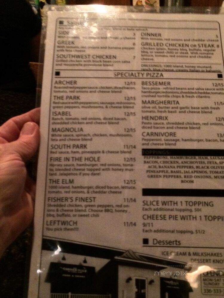 Corner Slice - Greensboro, NC menu_pic