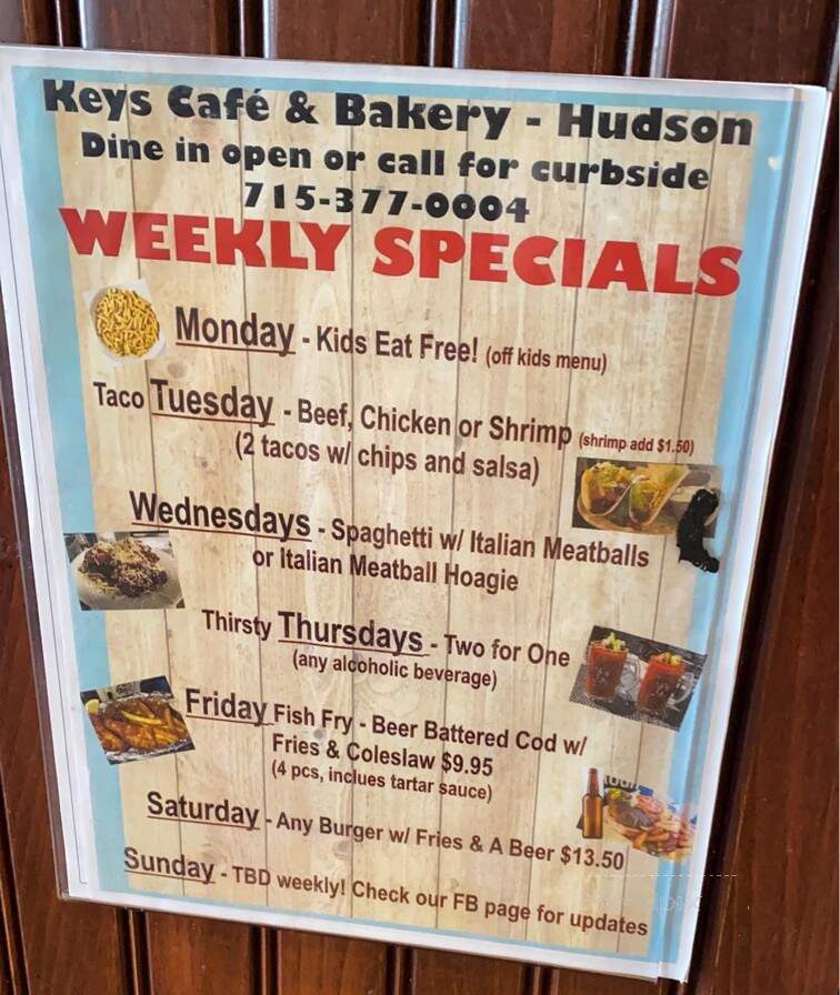 Keys Cafe & Bakery - Hudson, WI