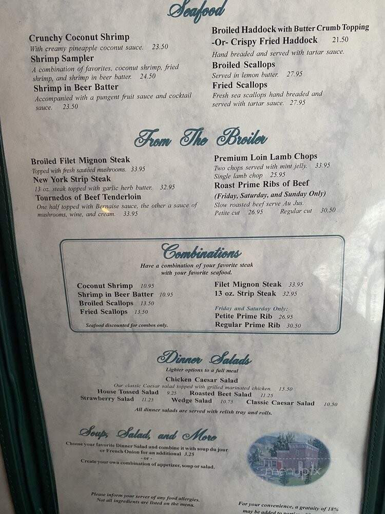 The Old Mill - Mount Upton, NY menu_pic