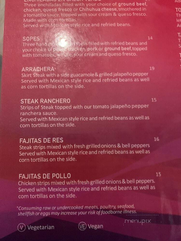 Su Casa Restaurante - South Haven, MI menu_pic