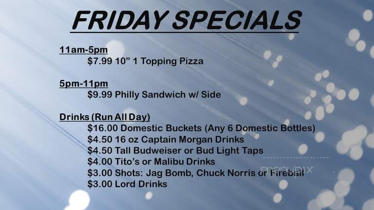Blarney's Pub & Casino - Mitchell, SD menu_pic