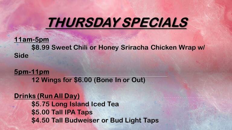 Blarney's Pub & Casino - Mitchell, SD menu_pic