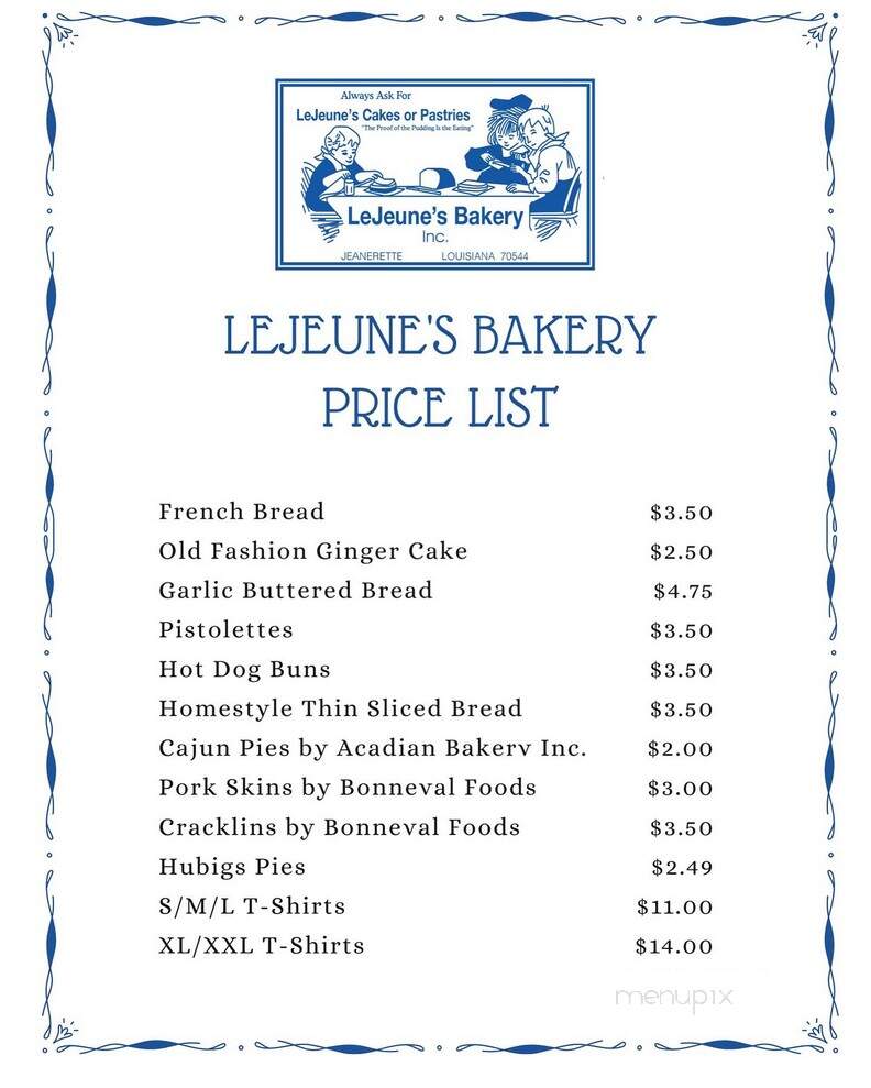 Lejeunes Bakery Incorporated - Jeanerette, LA