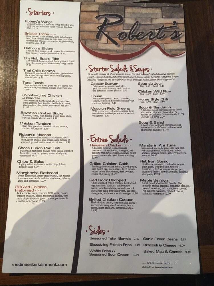 Robert's - Hamel, MN menu_pic