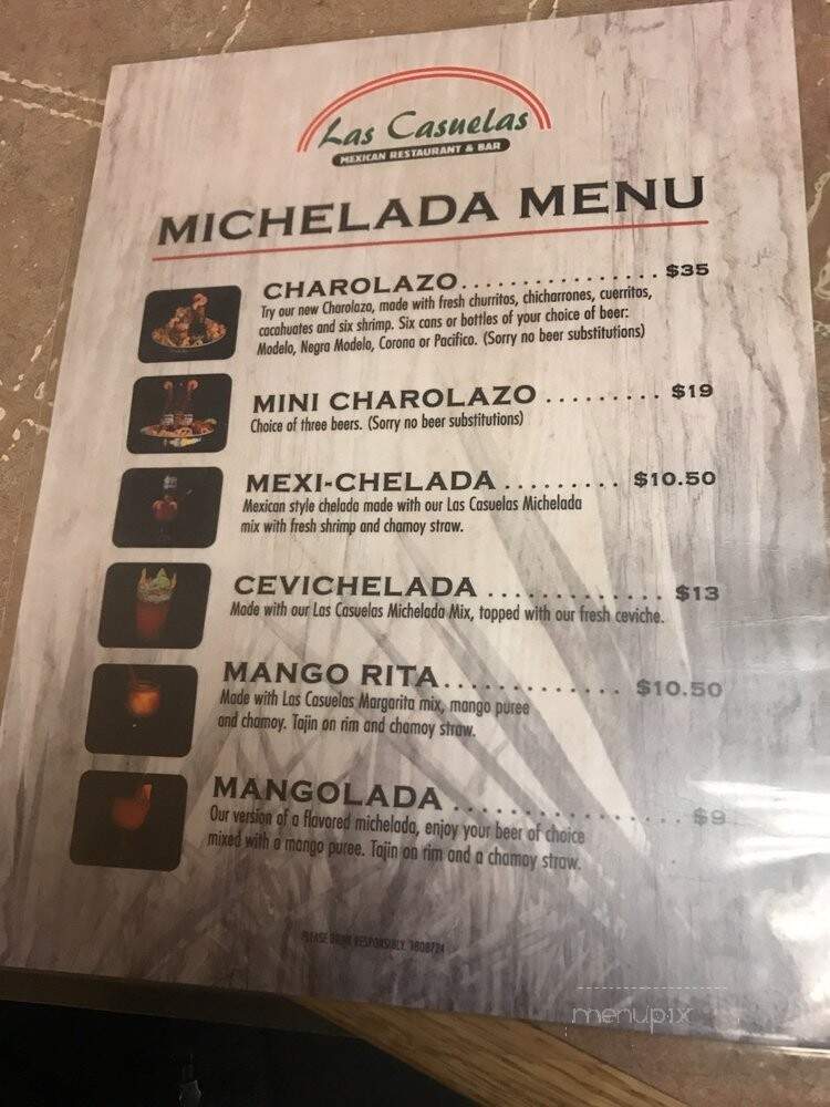 Las Casuelas - Modesto, CA menu_pic
