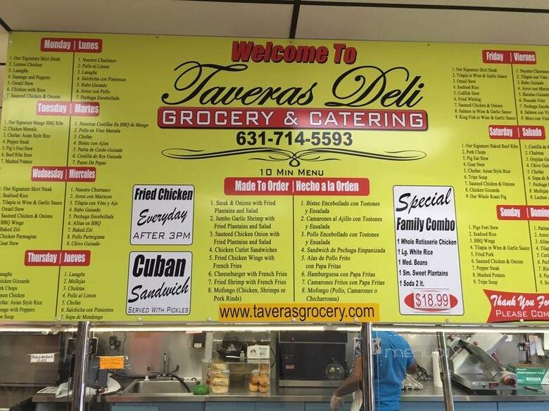 Taveras Deli Grocery - Patchogue, NY menu_pic
