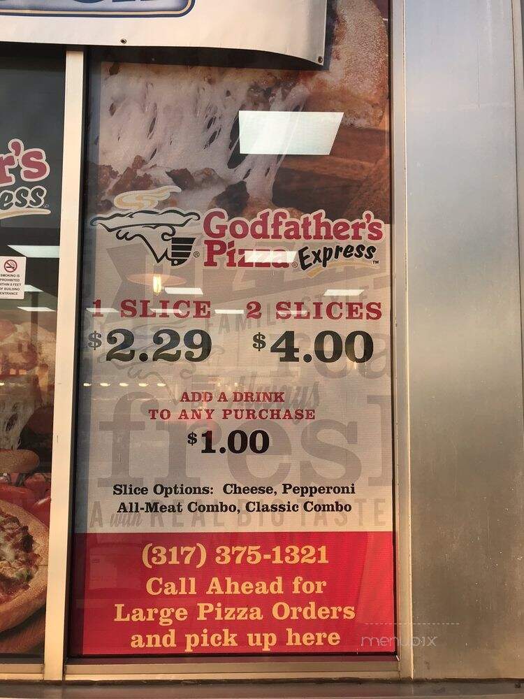 Godfather's Pizza Express - Pittsboro, IN menu_pic