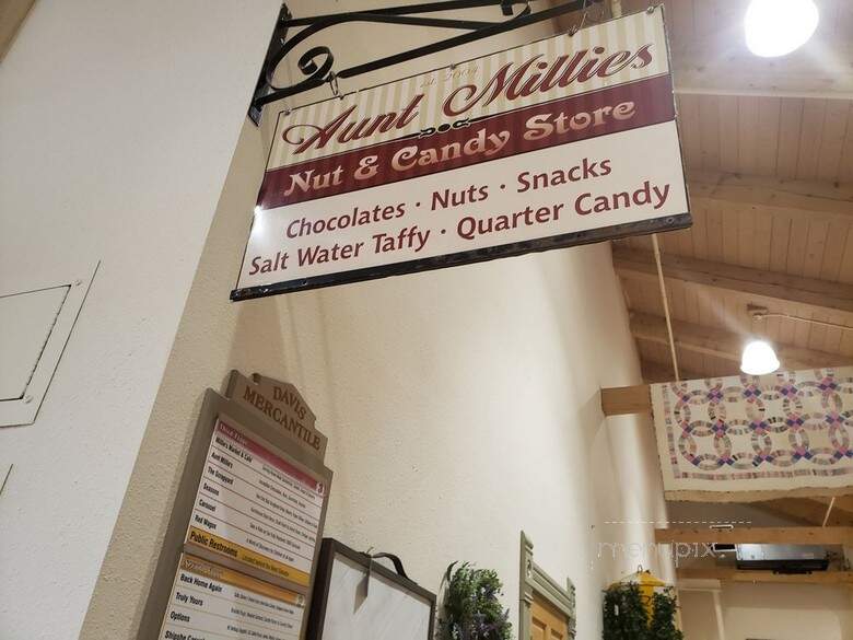 Aunt Millie's Fresh Candy & Nuts in Davis Mercantile - Shipshewana, IN