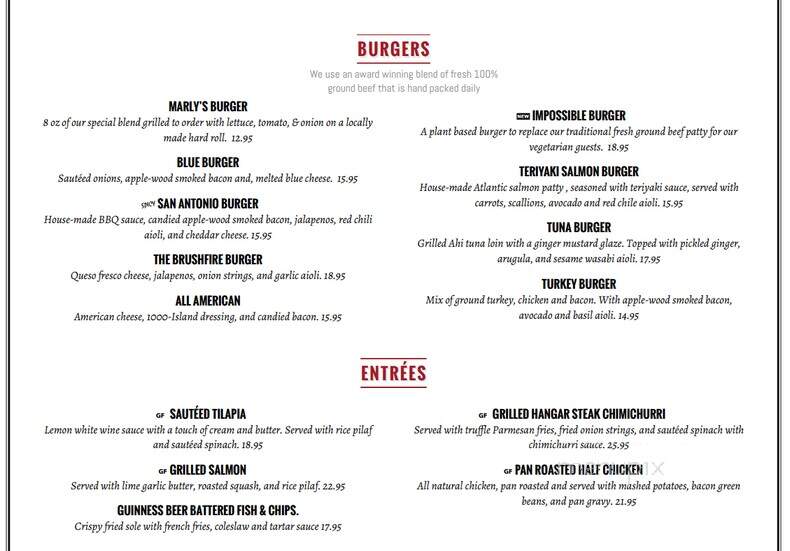 Marly's of Wilton - Wilton, CT menu_pic