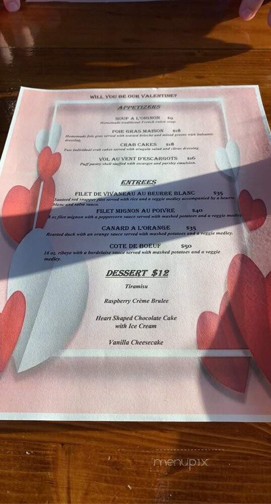 Rendez-Vous French Bakery & Bistro - Oakland Park, FL menu_pic