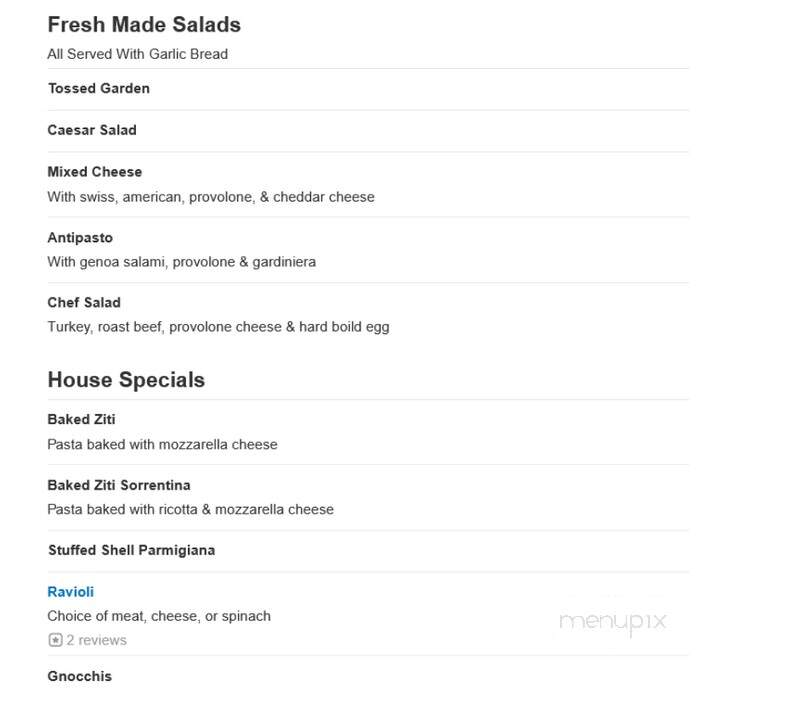 Marcianos Restaurant-Catering - Vineland, NJ menu_pic