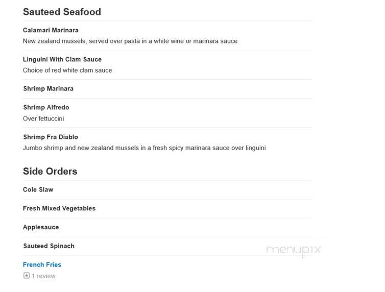 Marcianos Restaurant-Catering - Vineland, NJ menu_pic