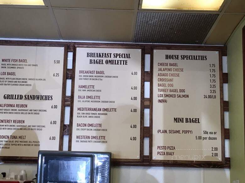 House of Bagels - Concord, CA menu_pic