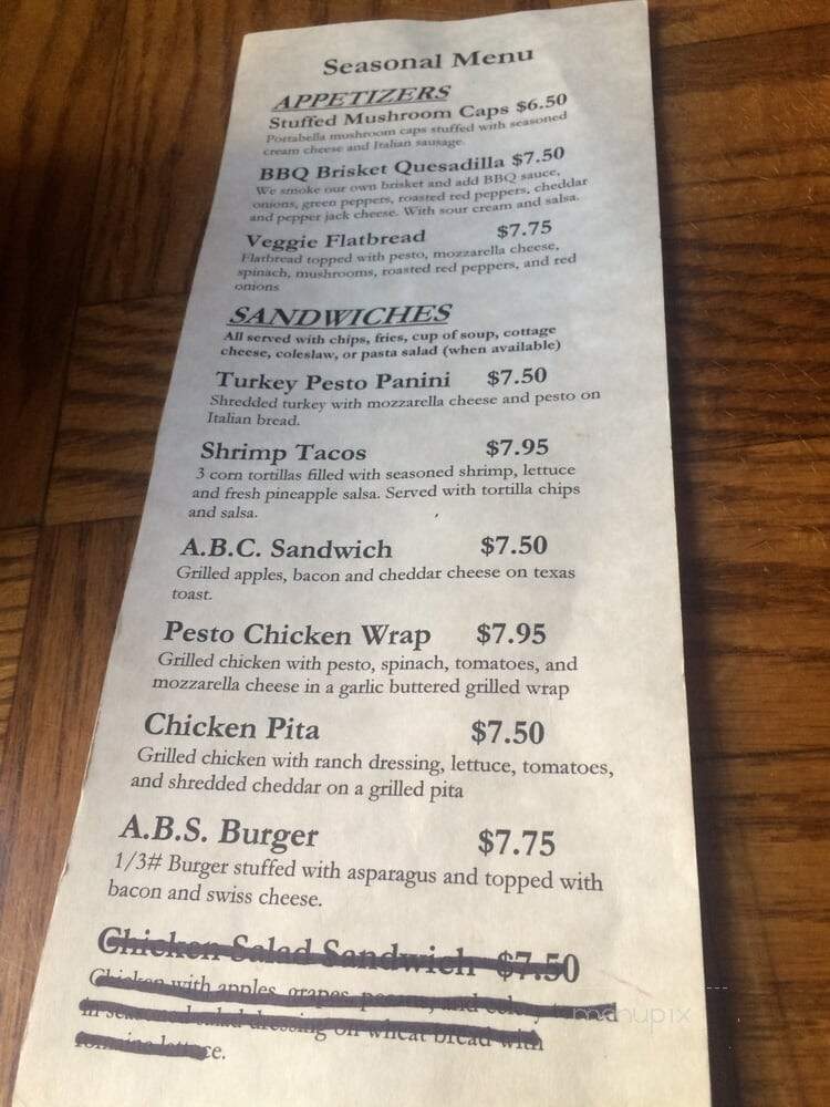 Looking Glass - Janesville, WI menu_pic