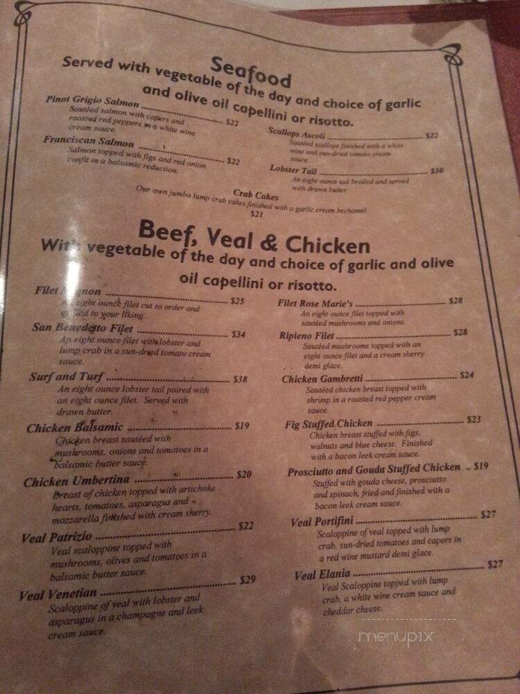 Rose Marie's Bakery - Bloomsburg, PA menu_pic