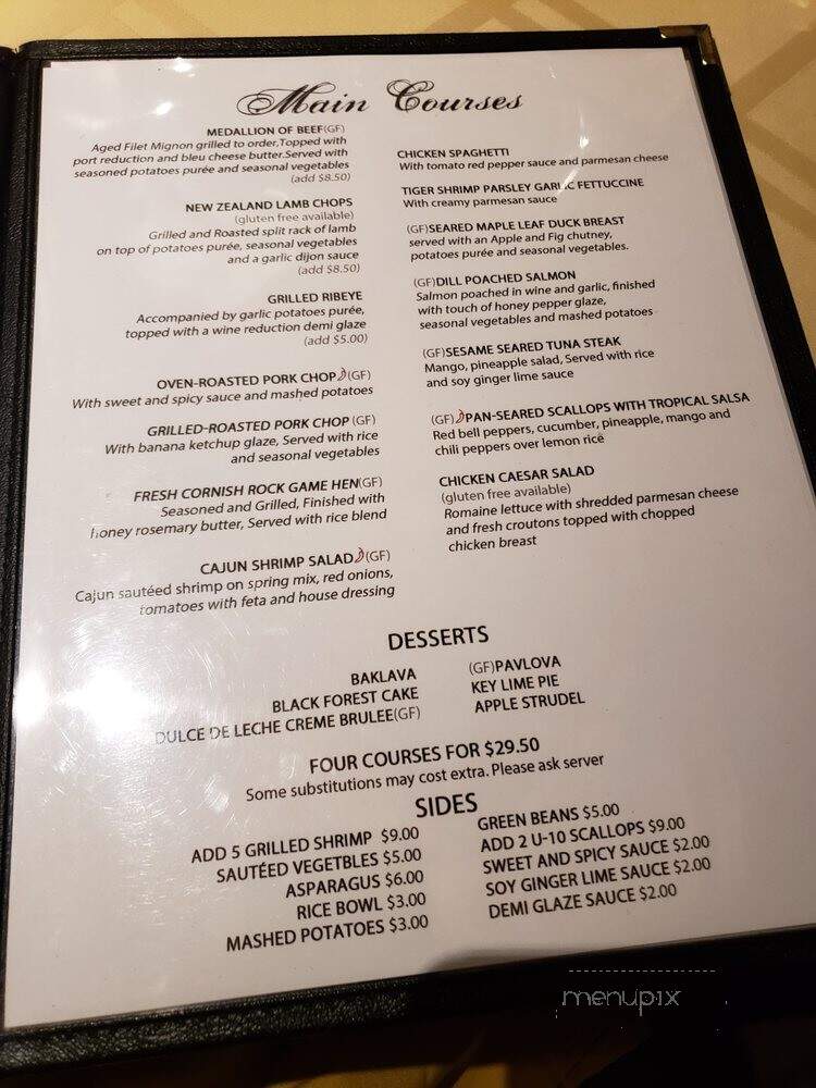 Galleria d Paco - Waterloo, IA menu_pic