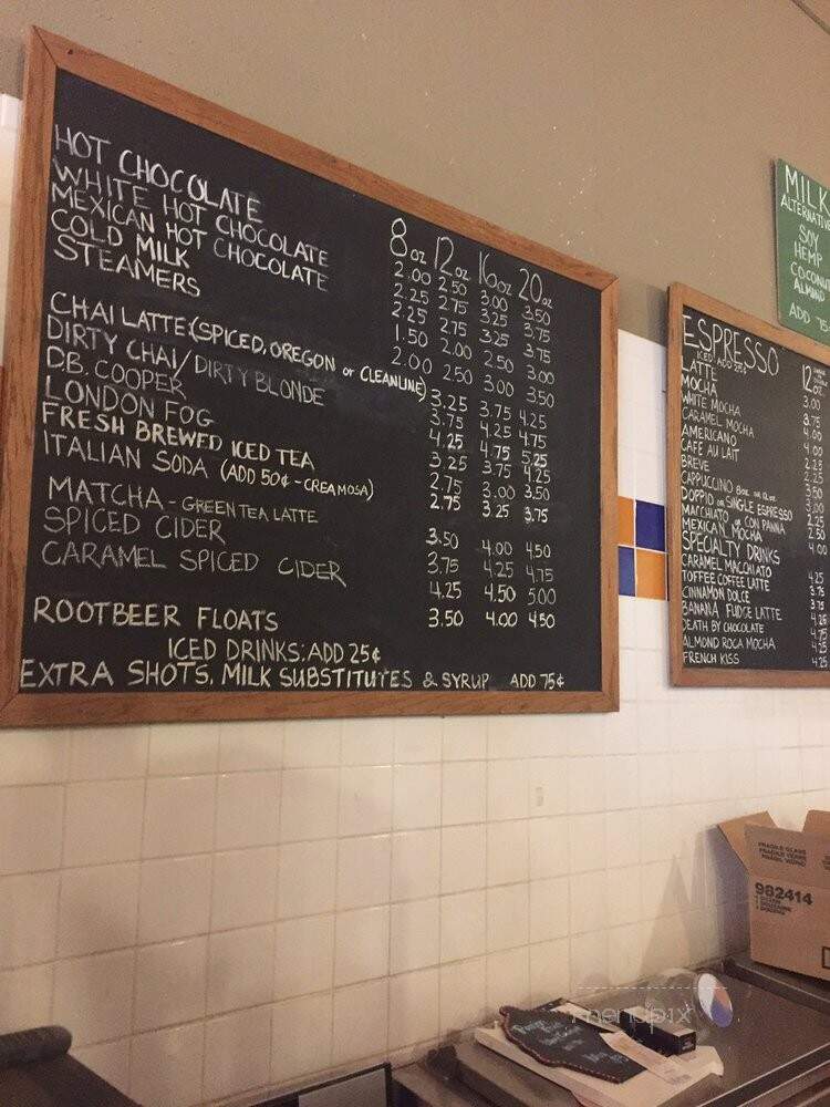 Seaside Coffee House - Seaside, OR menu_pic