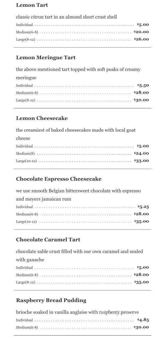 Umpleby's Bakery and Cafe - Hanover, NH menu_pic