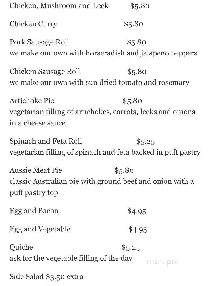 Umpleby's Bakery and Cafe - Hanover, NH menu_pic