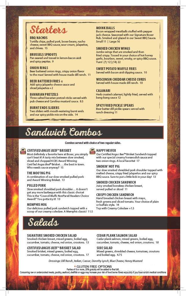 Boxer Barbeque Company - Council Bluffs, IA menu_pic