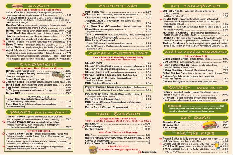 29th Street Deli - Avalon, NJ menu_pic