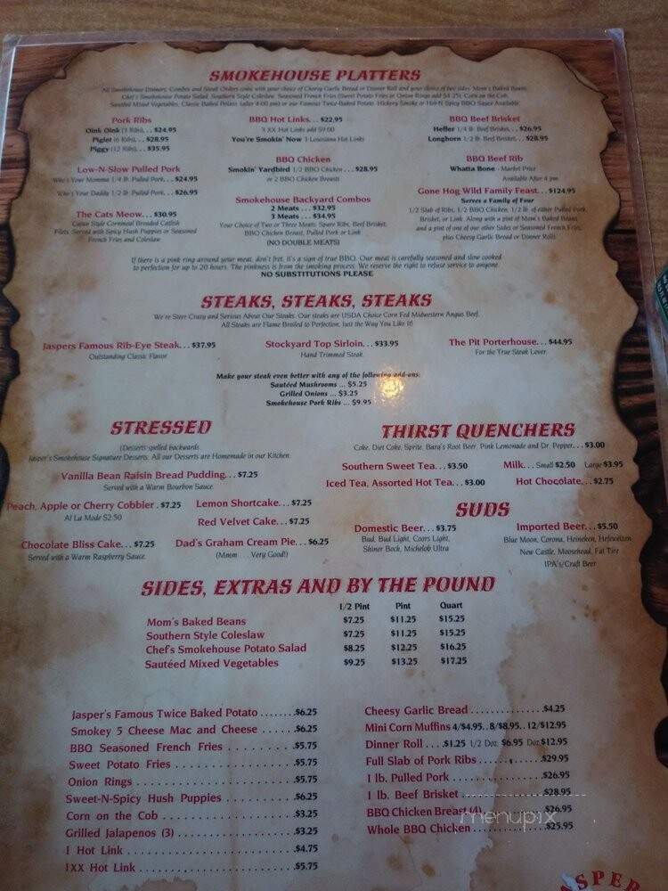 Jasper's Smokehouse and Steaks - Big Bear Lake, CA