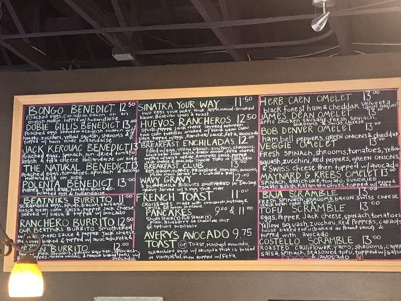 Beatnik's Coffee House - Chico, CA menu_pic