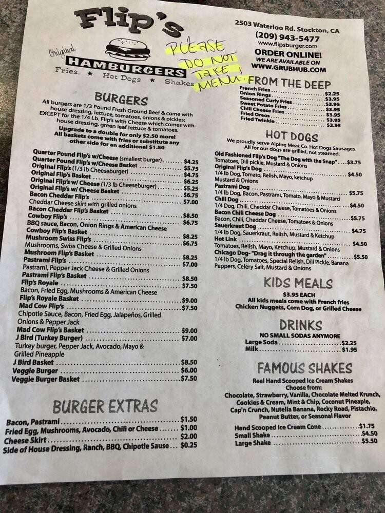 Flip's Burgers - Stockton, CA