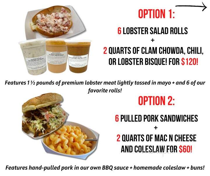 Chowder Factory - Lowell, MA menu_pic
