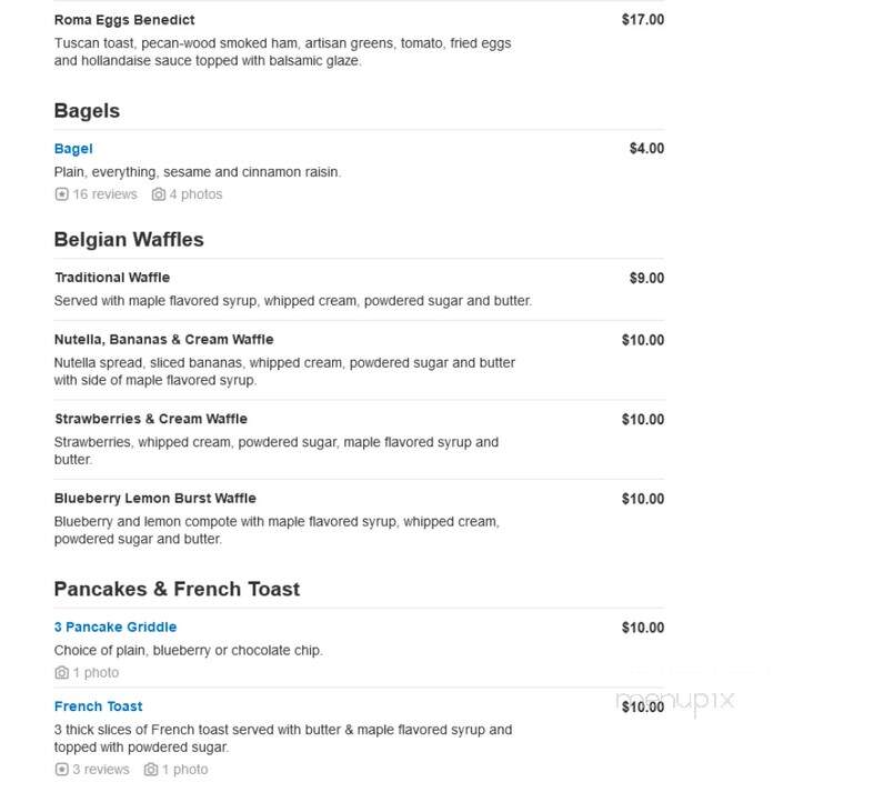 Blackbird Cafe - Groton, MA menu_pic