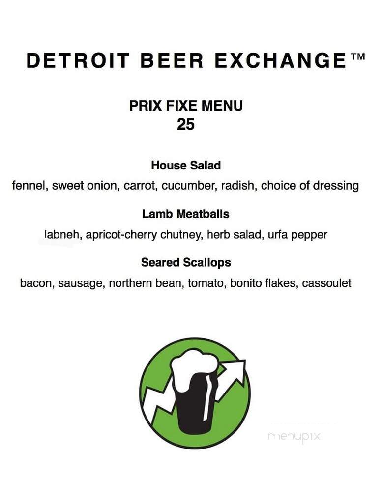 Kalamazoo Beer Exchange - Kalamazoo, MI menu_pic