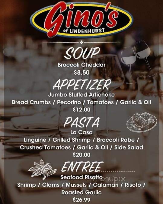 Ginos of Lindenhurst - Lindenhurst, NY menu_pic