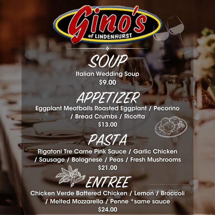 Ginos of Lindenhurst - Lindenhurst, NY menu_pic