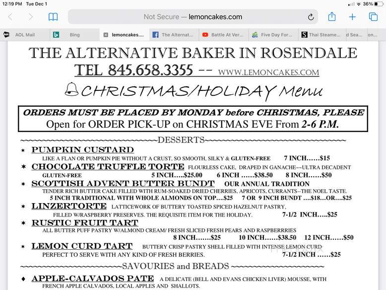 Alternative Baker - Rosendale, NY