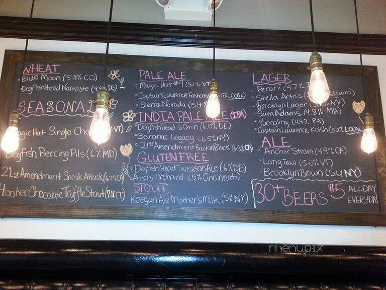 Frankie Fanucci - Mamaroneck, NY menu_pic