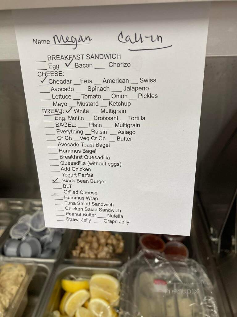 Smoothy Booty Cafe - Wakefield, RI menu_pic