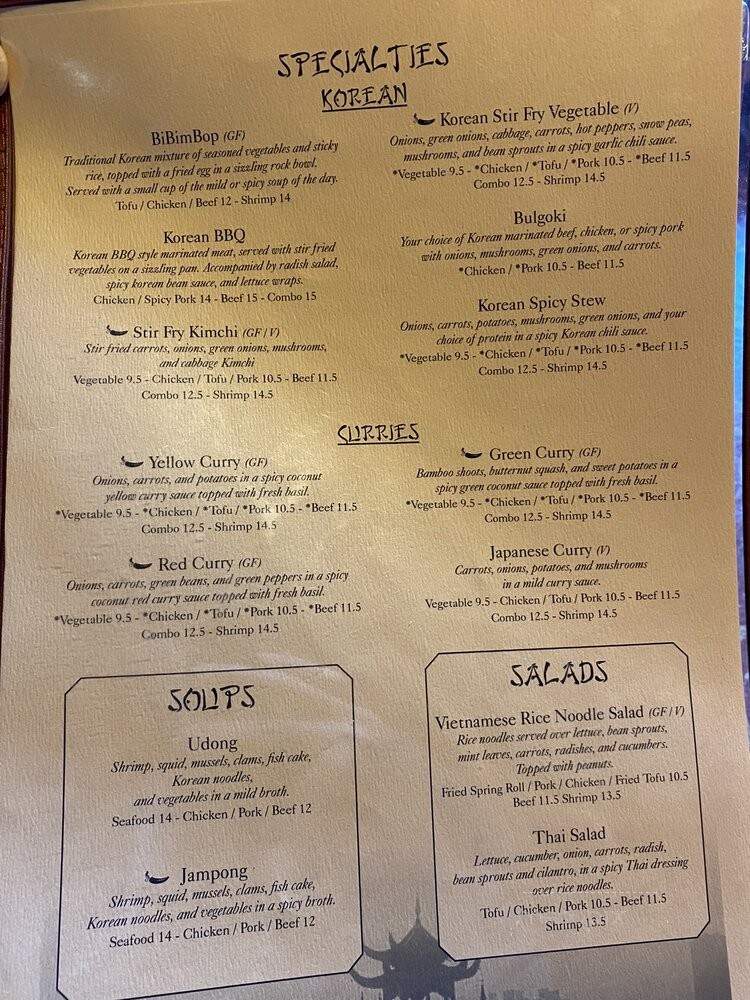 Silk Road - Vermillion, SD menu_pic