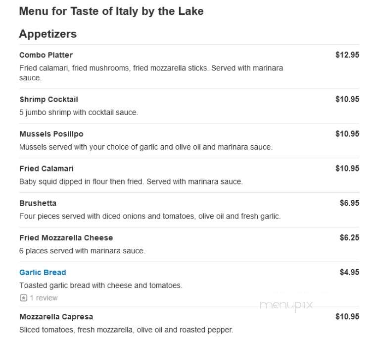 Taste of Italy - Hawkins, TX menu_pic