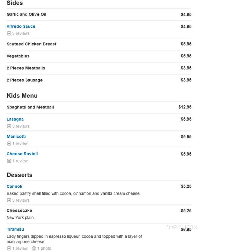 Taste of Italy - Hawkins, TX menu_pic