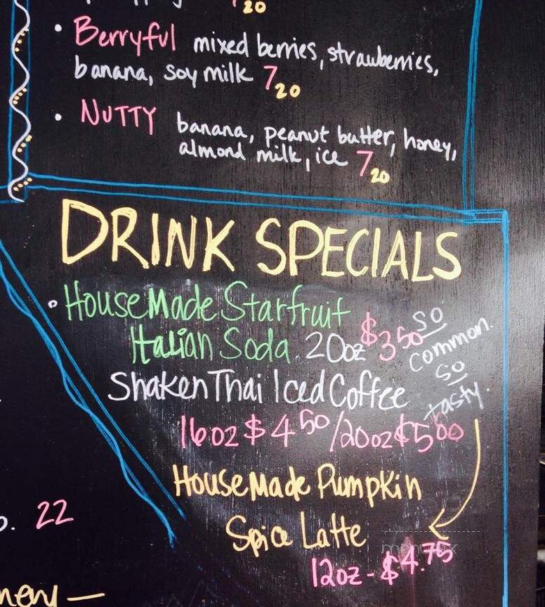 Small Town Coffee - Kapaa, HI menu_pic