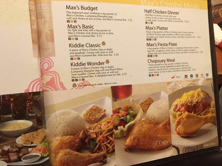 Max's Of Manila - Honolulu, HI menu_pic