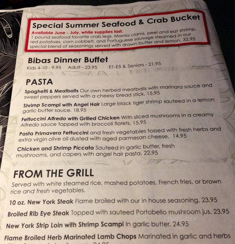 Hale Koa Hotel - Honolulu, HI menu_pic