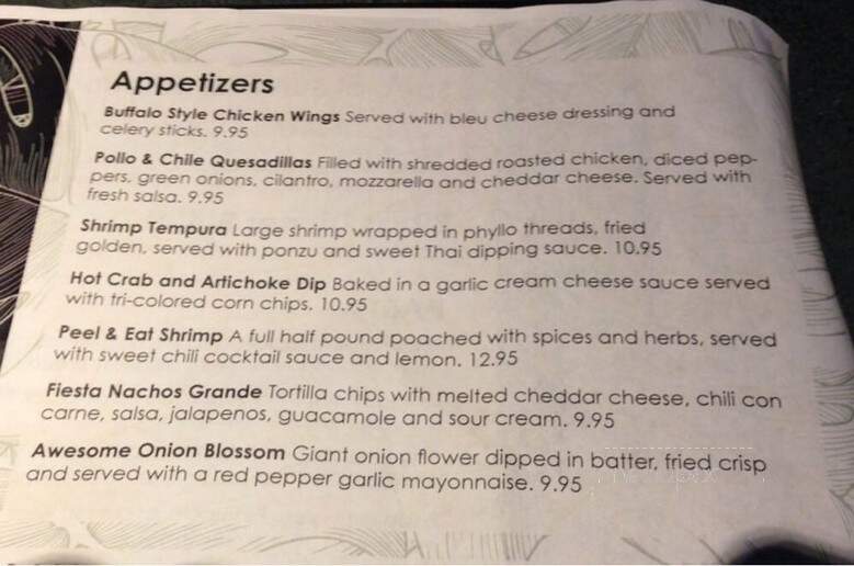 Hale Koa Hotel - Honolulu, HI menu_pic
